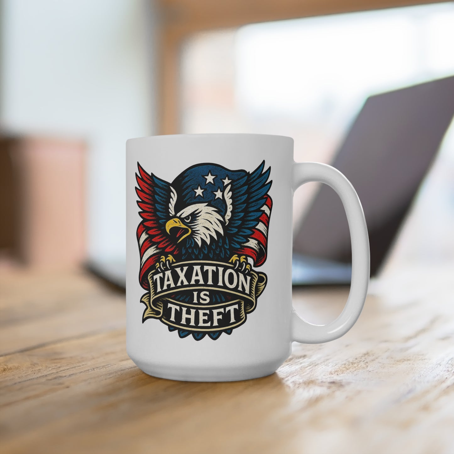 Patriot's Protest: Taxation Eagle Mug 15oz