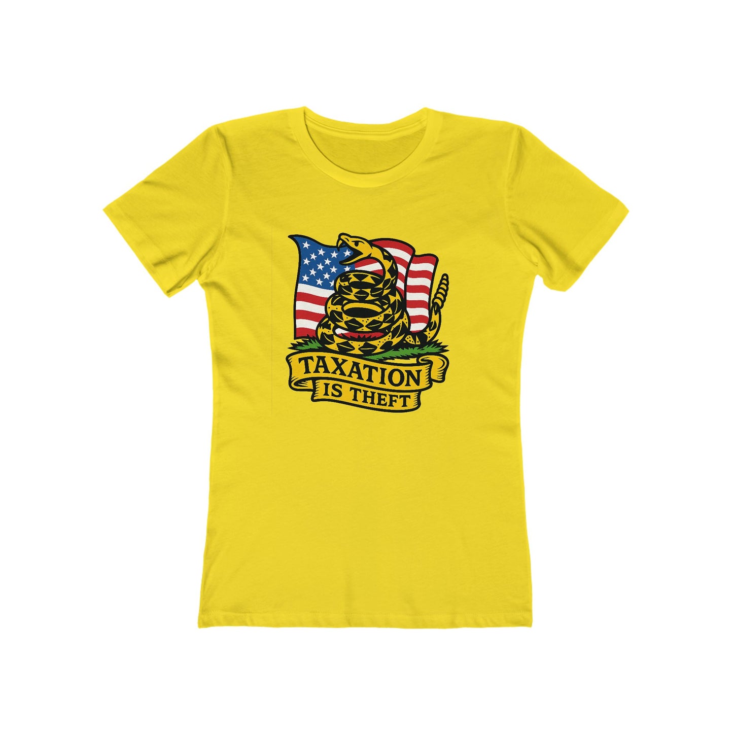 Womens Don't Tread on Me: Taxation Protest Tee