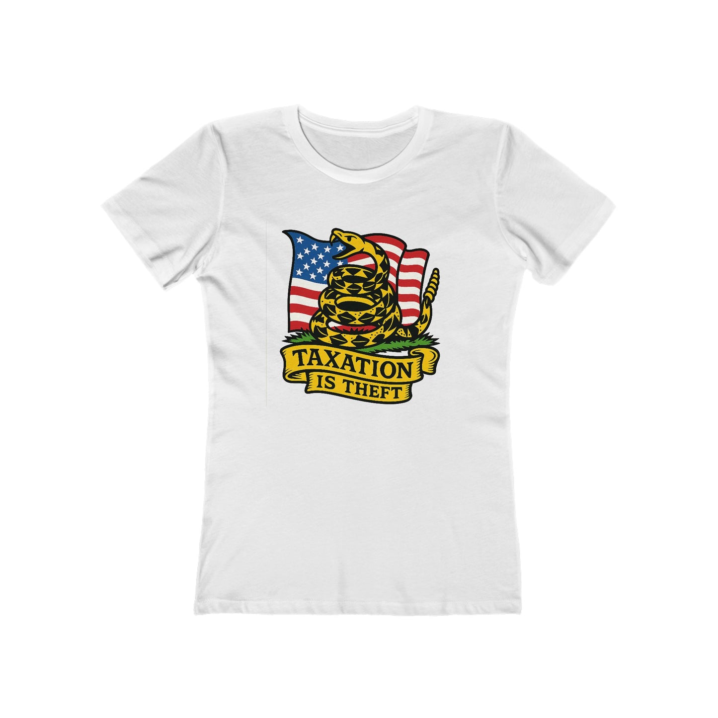 Womens Don't Tread on Me: Taxation Protest Tee