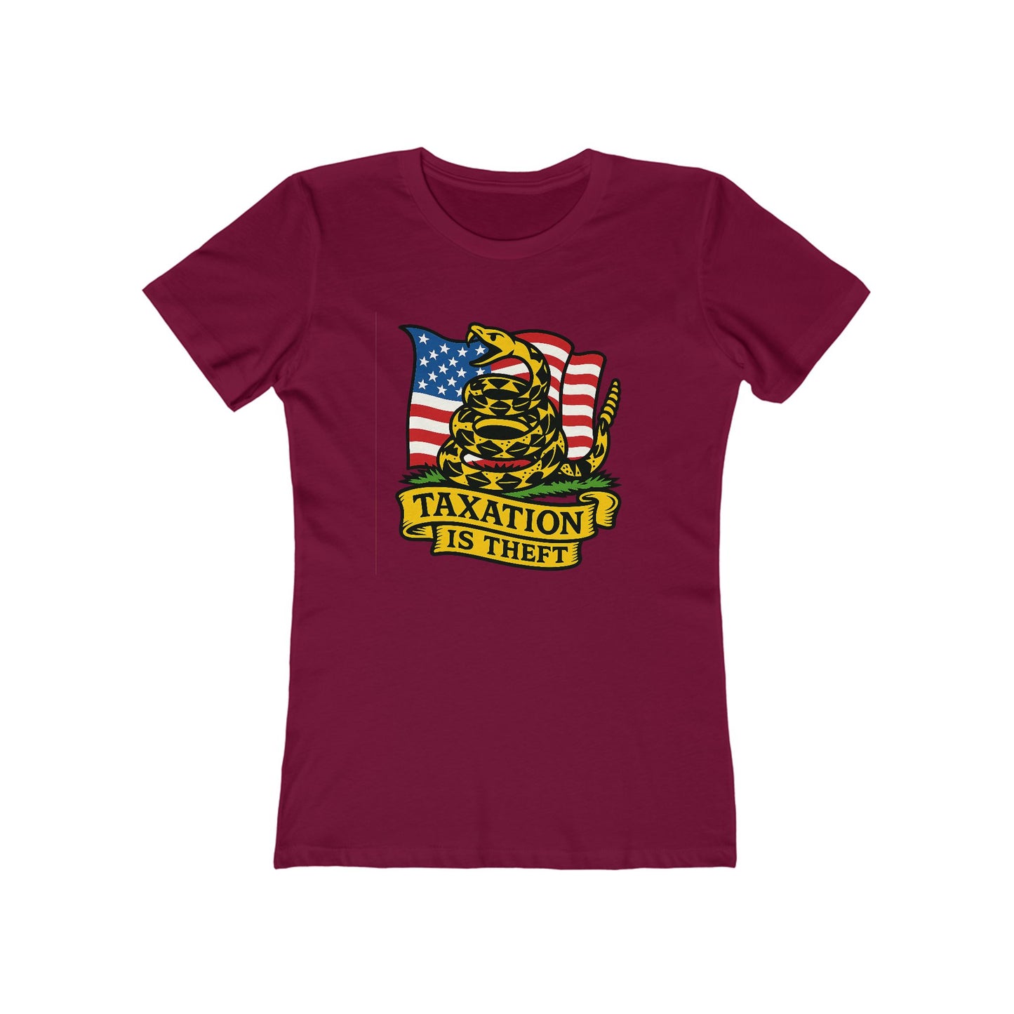 Womens Don't Tread on Me: Taxation Protest Tee