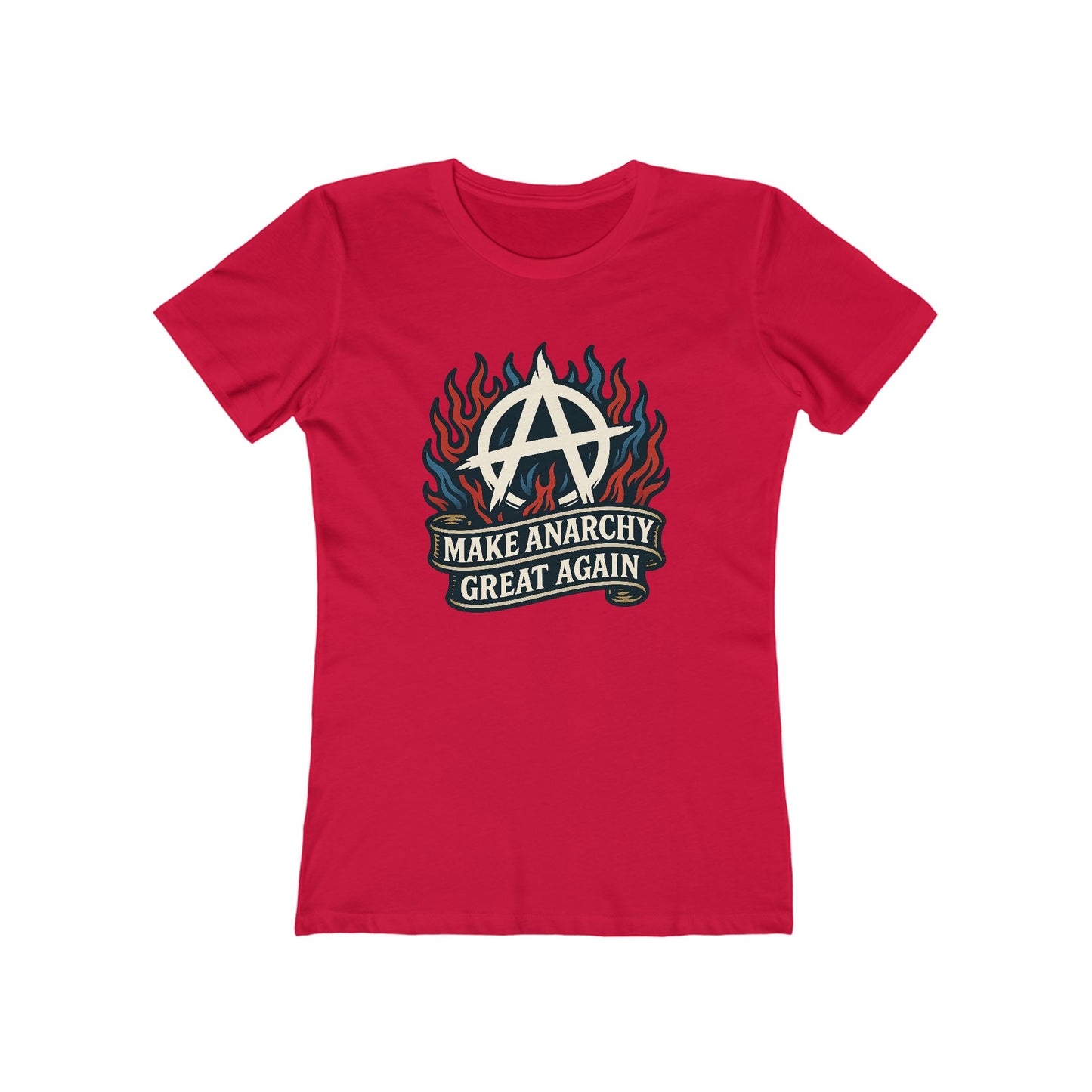 Women’s Make Anarchy Great Again Tee: Rebellion Never Looked So Good