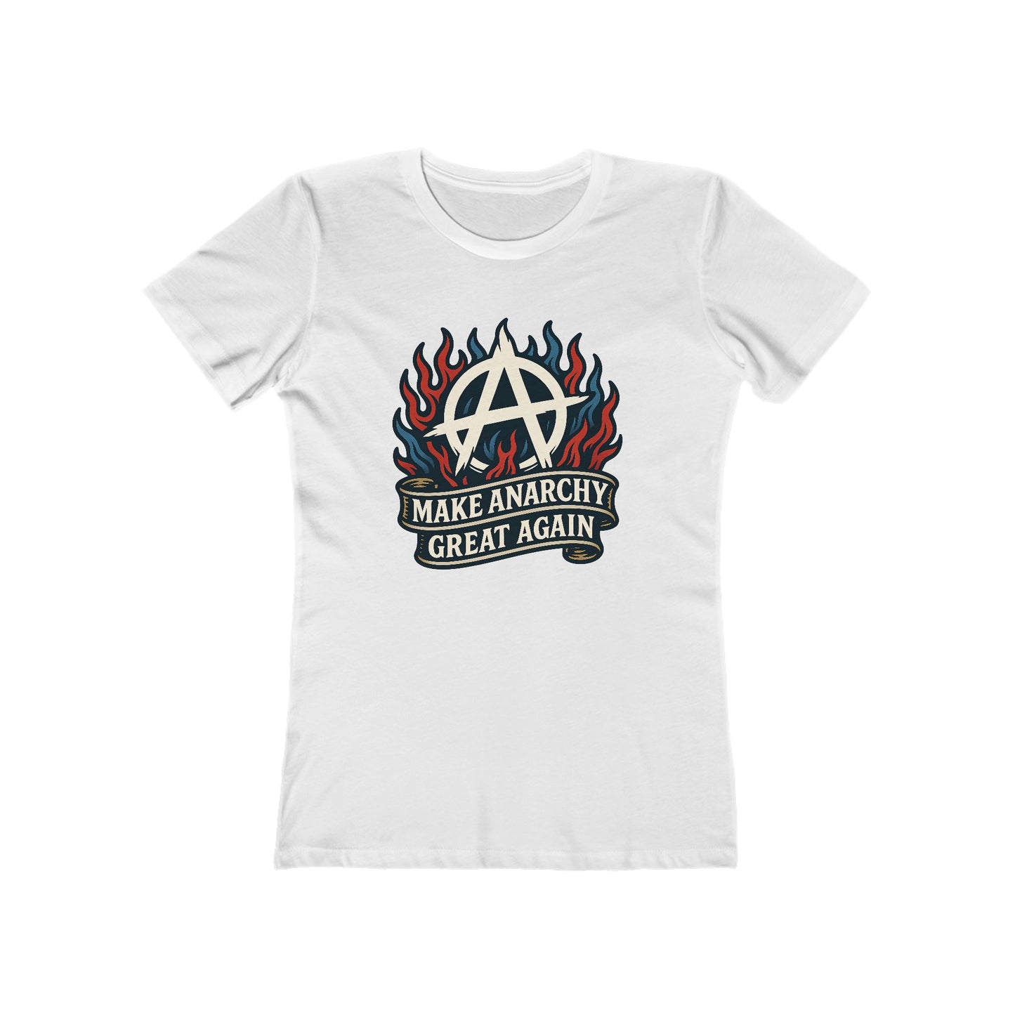 Women’s Make Anarchy Great Again Tee: Rebellion Never Looked So Good