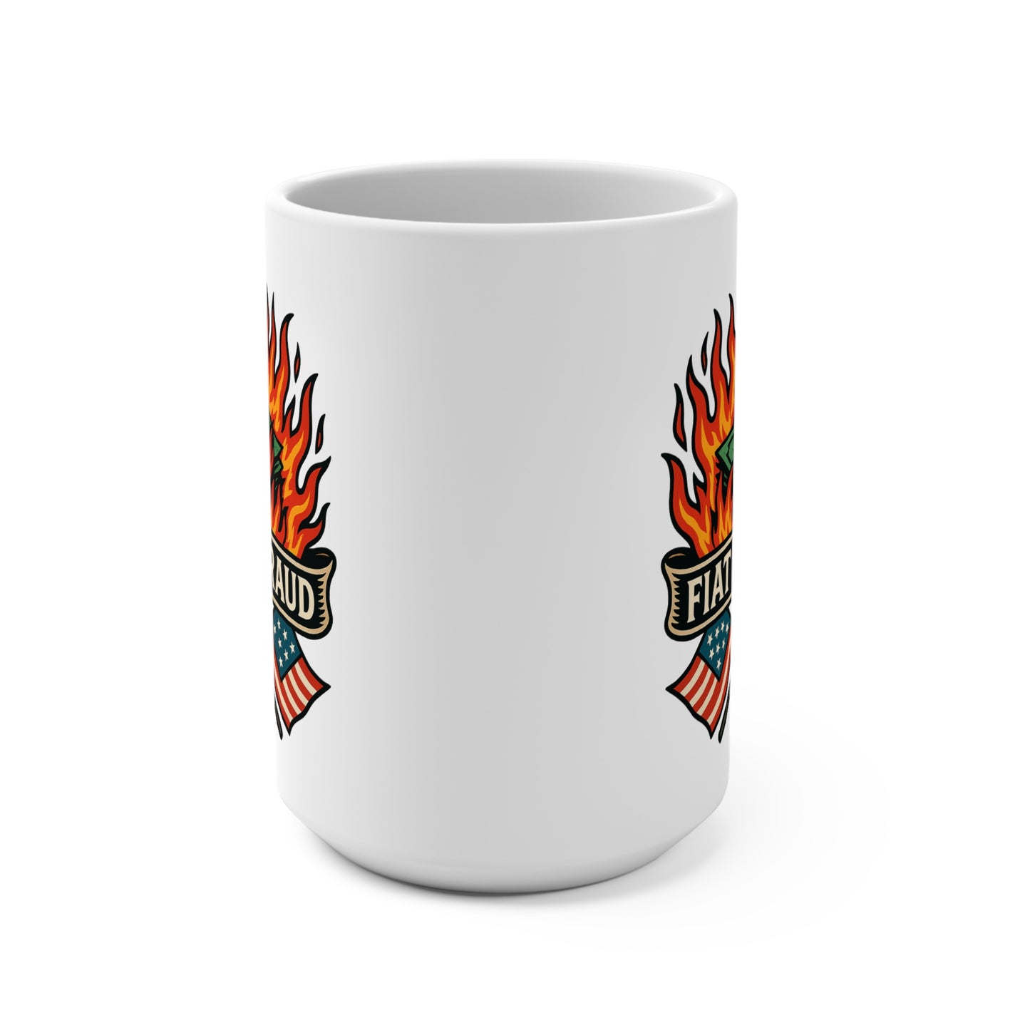 Burning Currency: Sound Money Revolution Mug 15oz