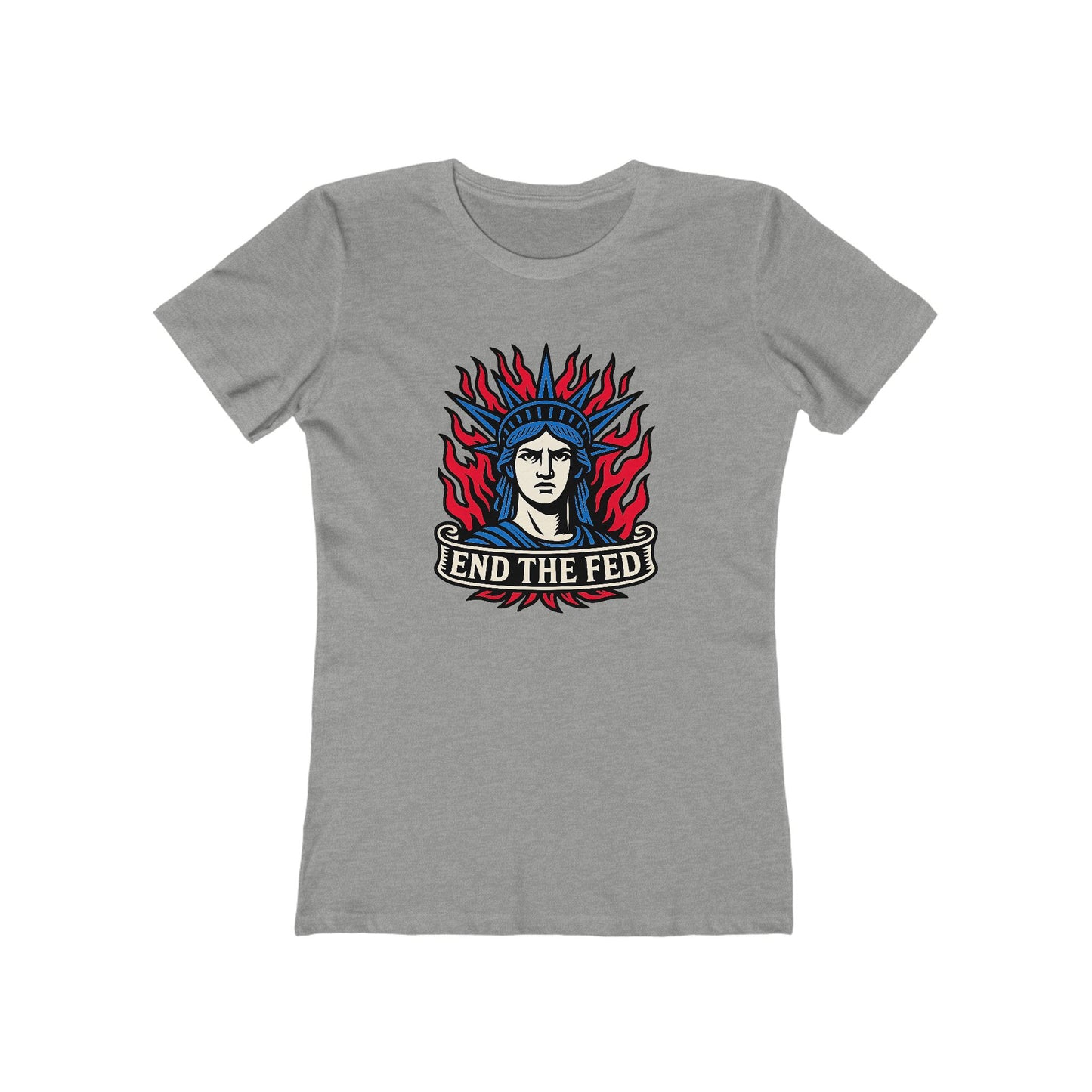 Womens Liberty Ablaze: End The Fed Tee