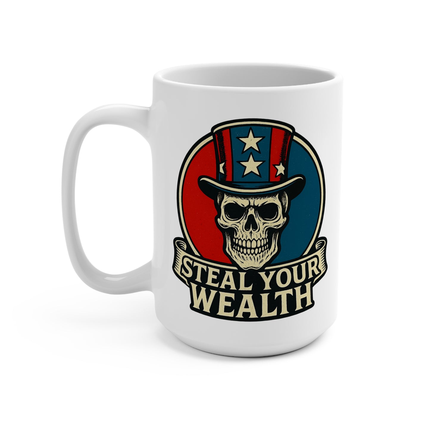Uncle Scam: Patriot Skull Mug 15oz