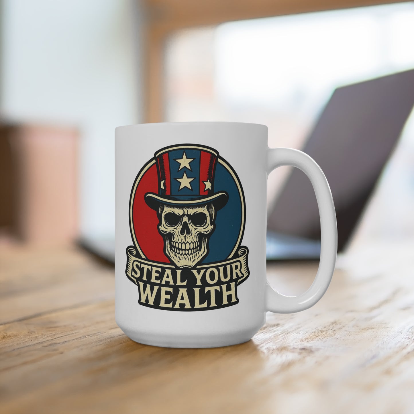 Uncle Scam: Patriot Skull Mug 15oz