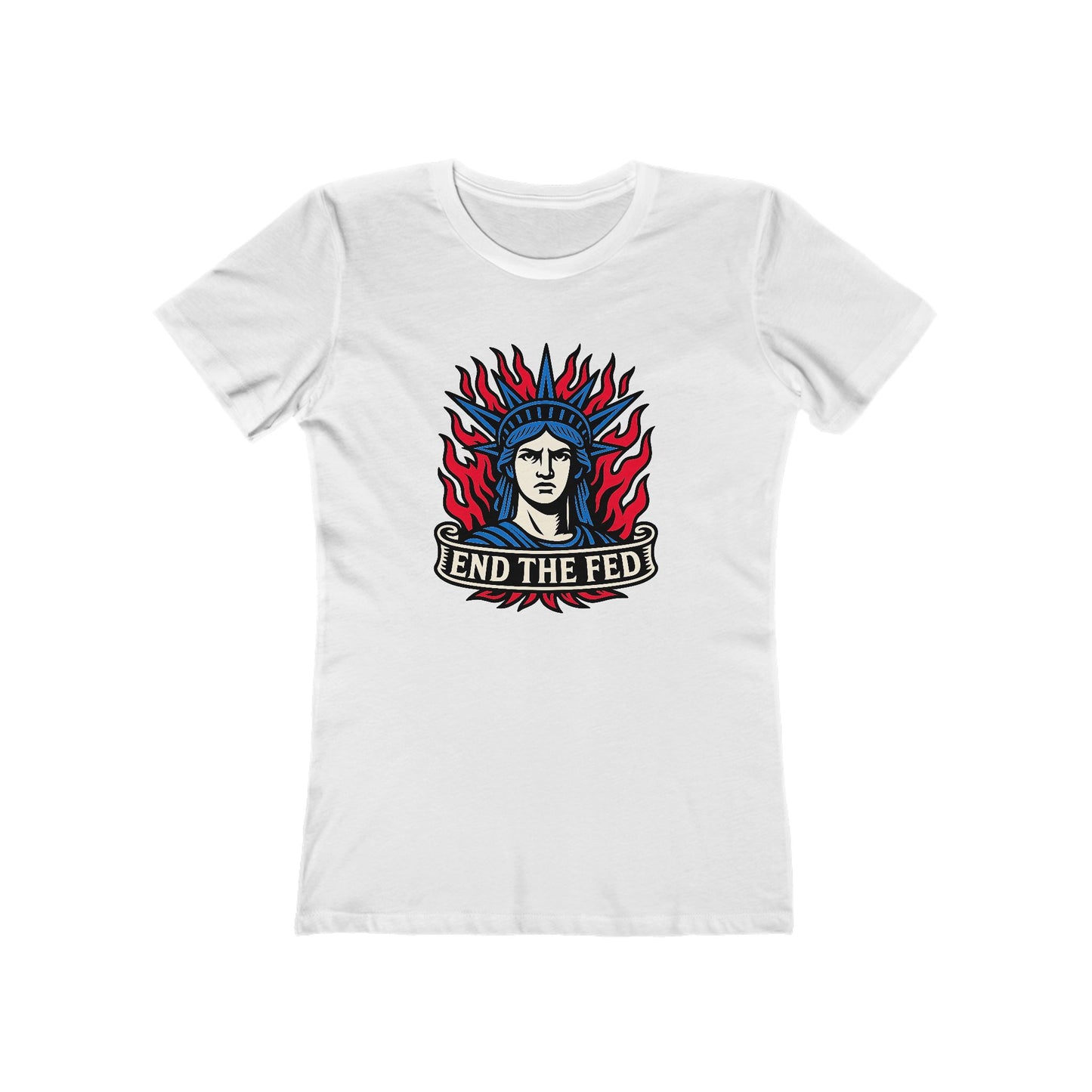 Womens Liberty Ablaze: End The Fed Tee