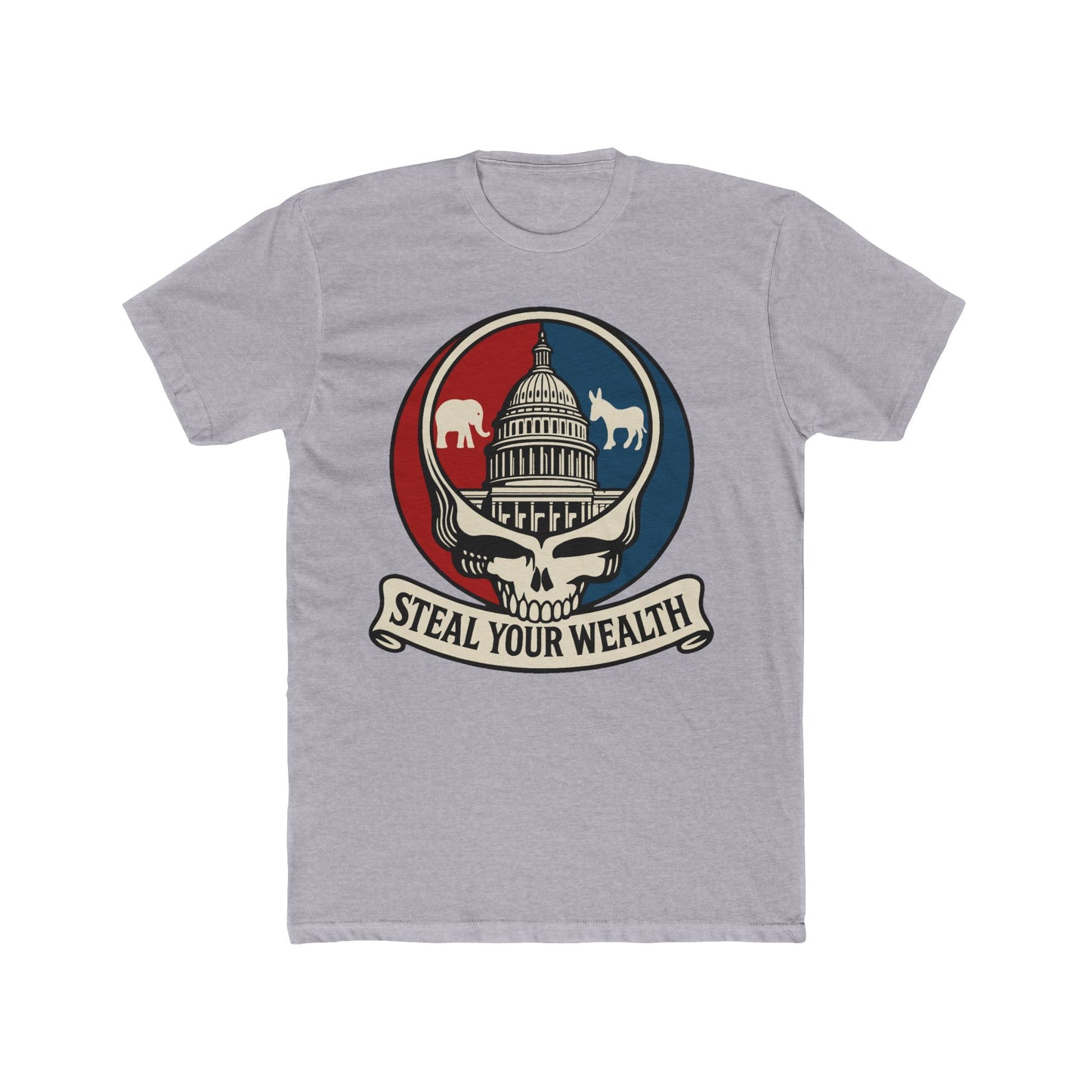 Unisex/Mens Capitol Skull: Bipartisan Theft Tee