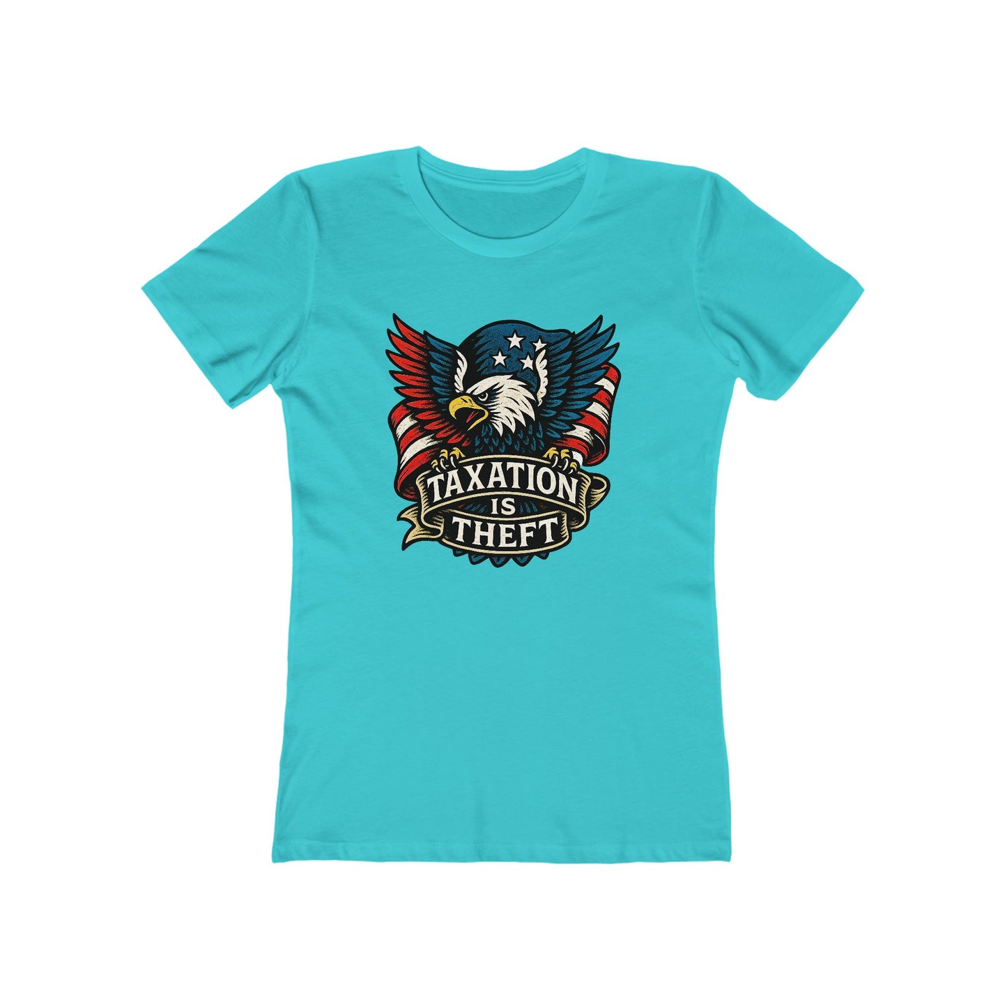 Womens American Protest: Eagle Tax Rebellion Tee