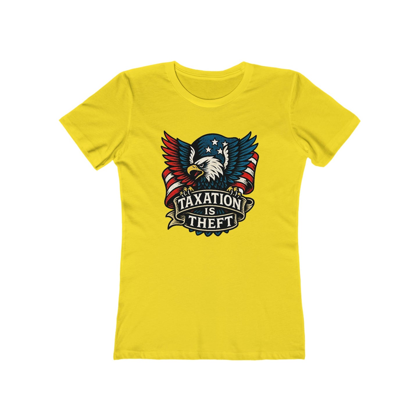 Womens American Protest: Eagle Tax Rebellion Tee