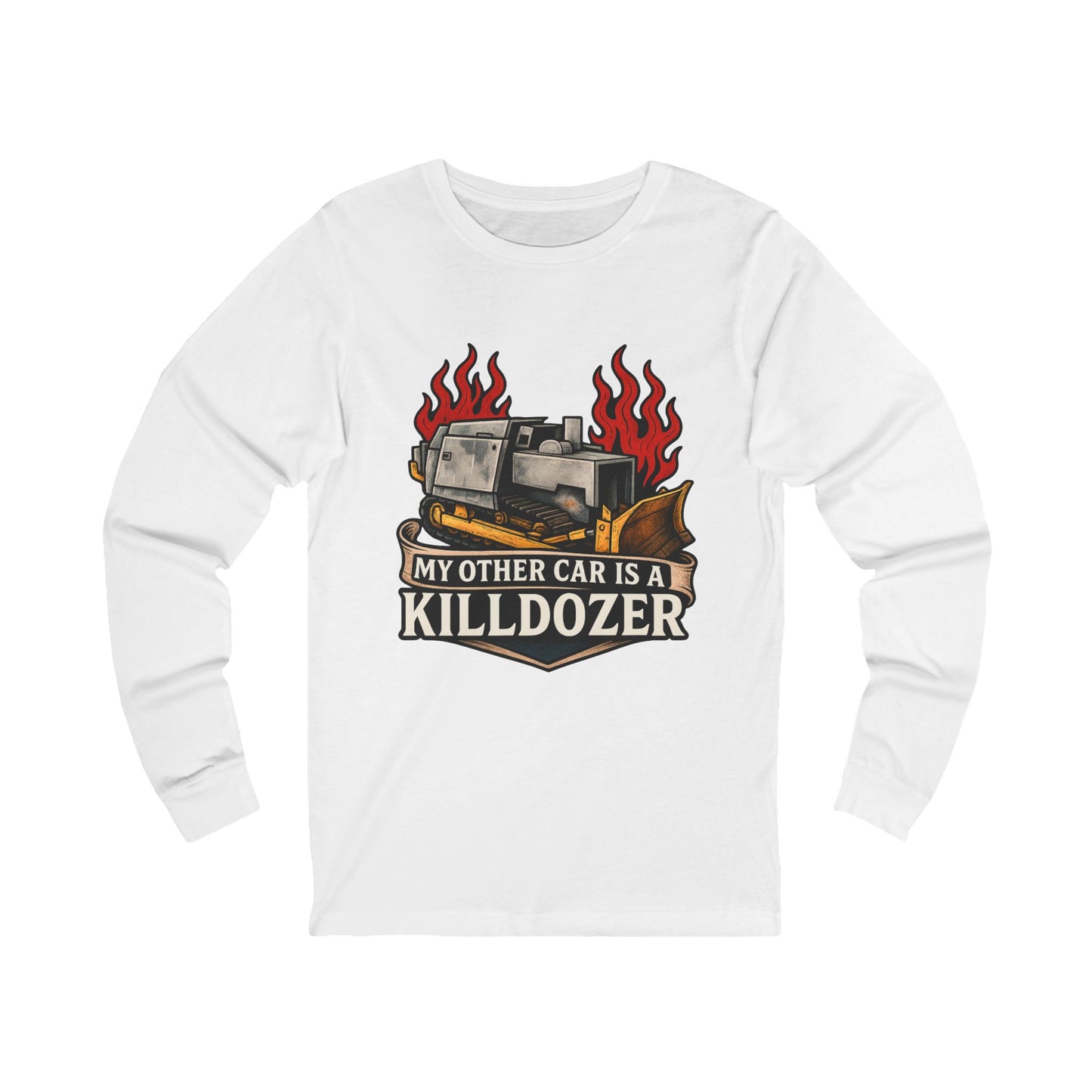Unisex Jersey Long Sleeve Tee Colorado Vengeance: The Killdozer Legend Tee