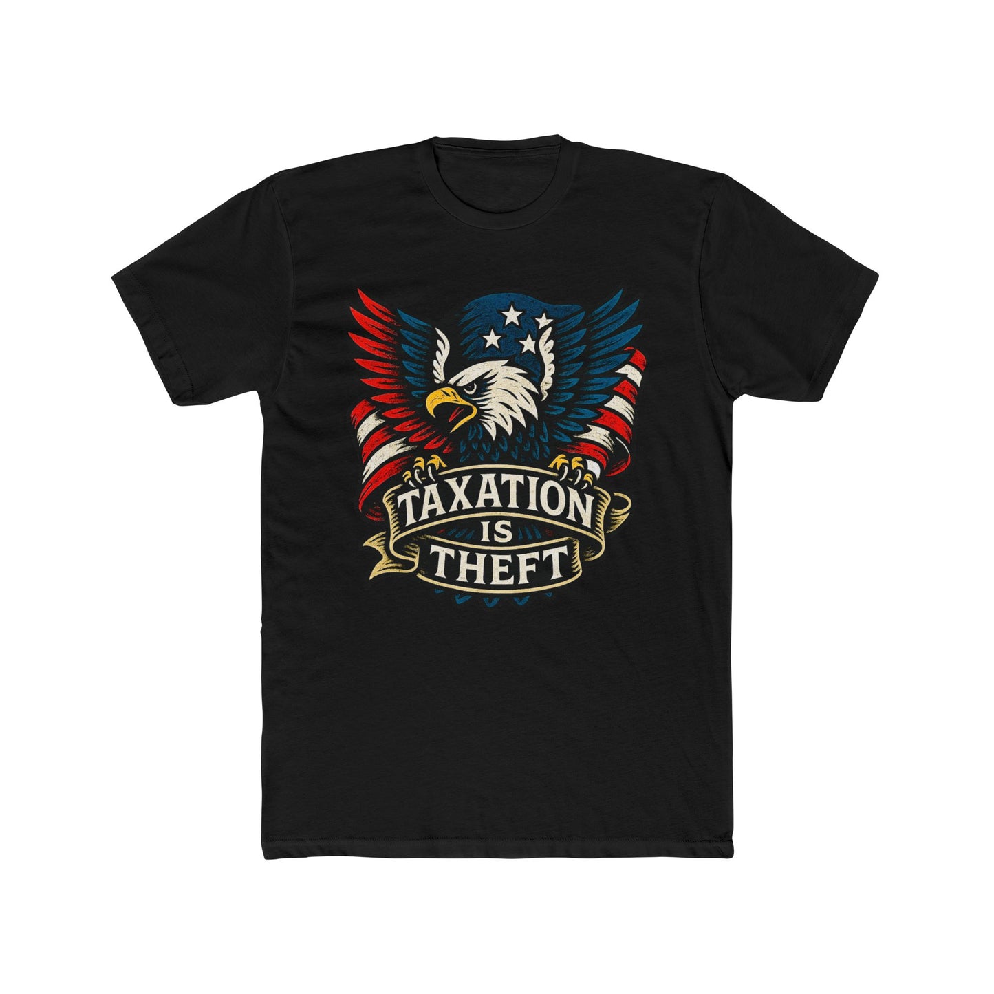 Unisex/Mens American Protest: Eagle Tax Rebellion Tee
