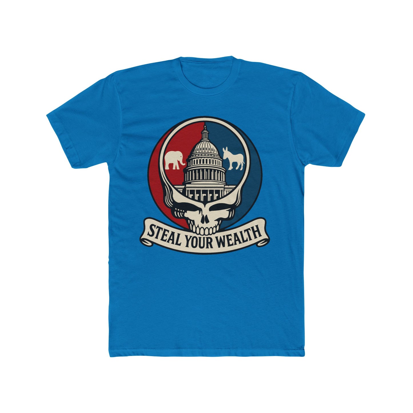 Unisex/Mens Capitol Skull: Bipartisan Theft Tee