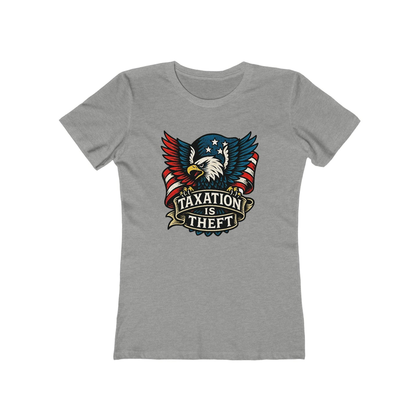 Womens American Protest: Eagle Tax Rebellion Tee