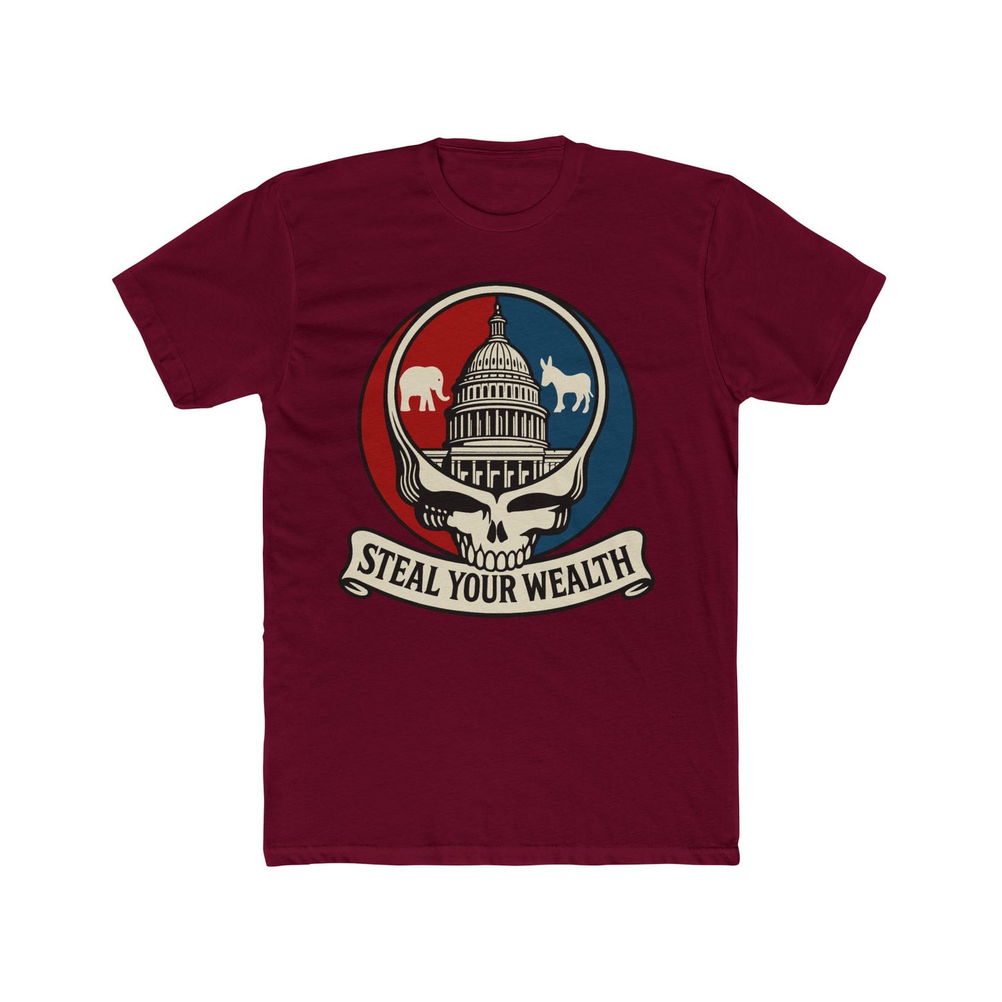 Unisex/Mens Capitol Skull: Bipartisan Theft Tee