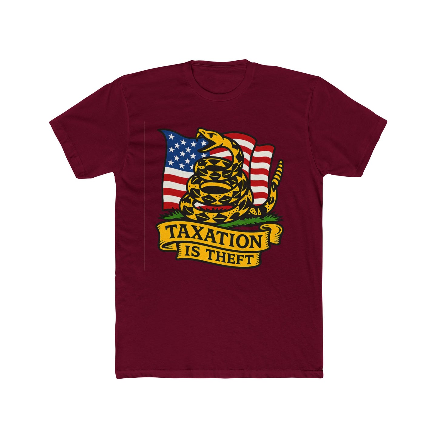 Unisex/Mens Don't Tread on Me: Taxation Protest Tee