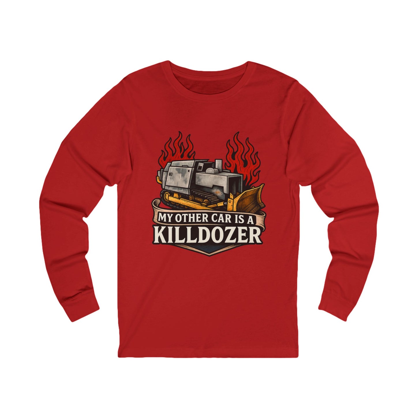 Unisex Jersey Long Sleeve Tee Colorado Vengeance: The Killdozer Legend Tee