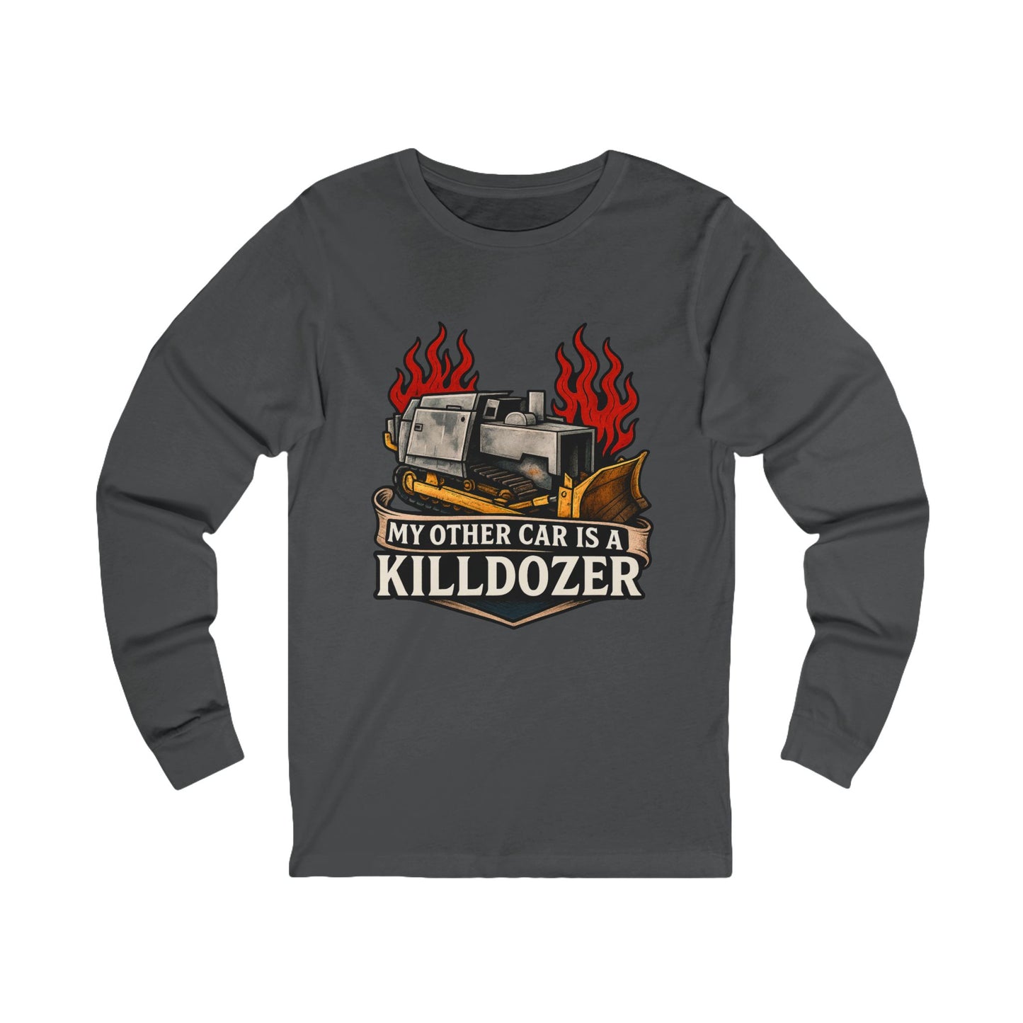 Unisex Jersey Long Sleeve Tee Colorado Vengeance: The Killdozer Legend Tee