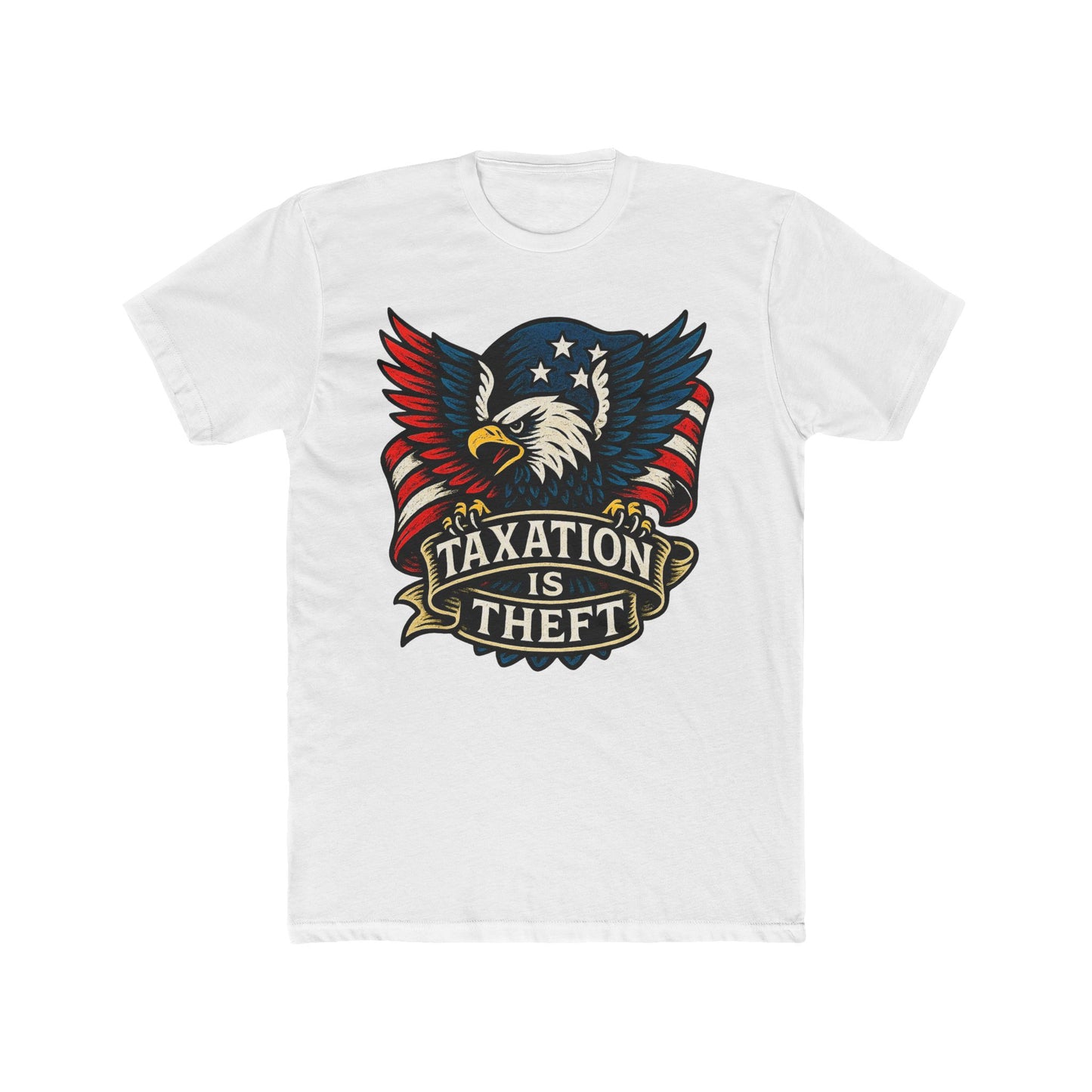 Unisex/Mens American Protest: Eagle Tax Rebellion Tee