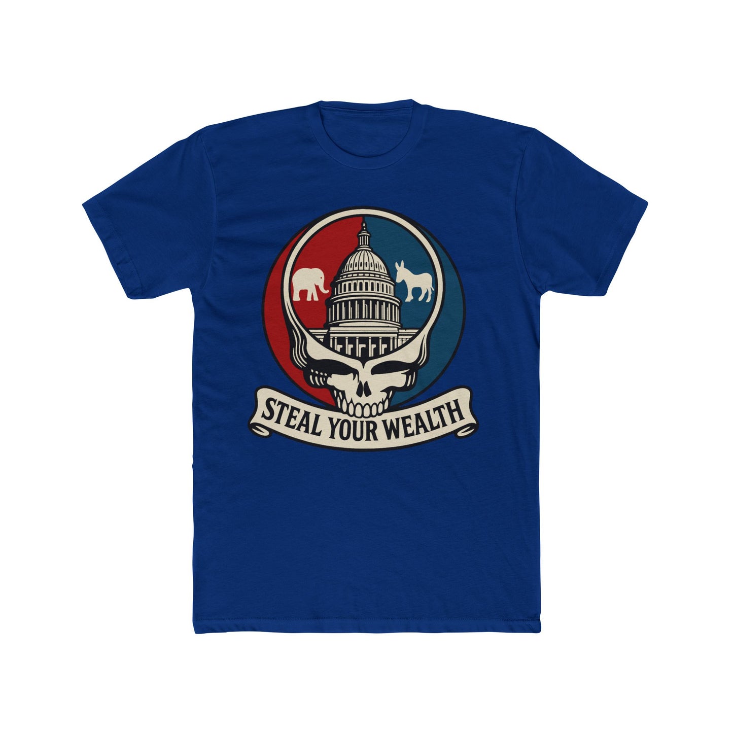 Unisex/Mens Capitol Skull: Bipartisan Theft Tee