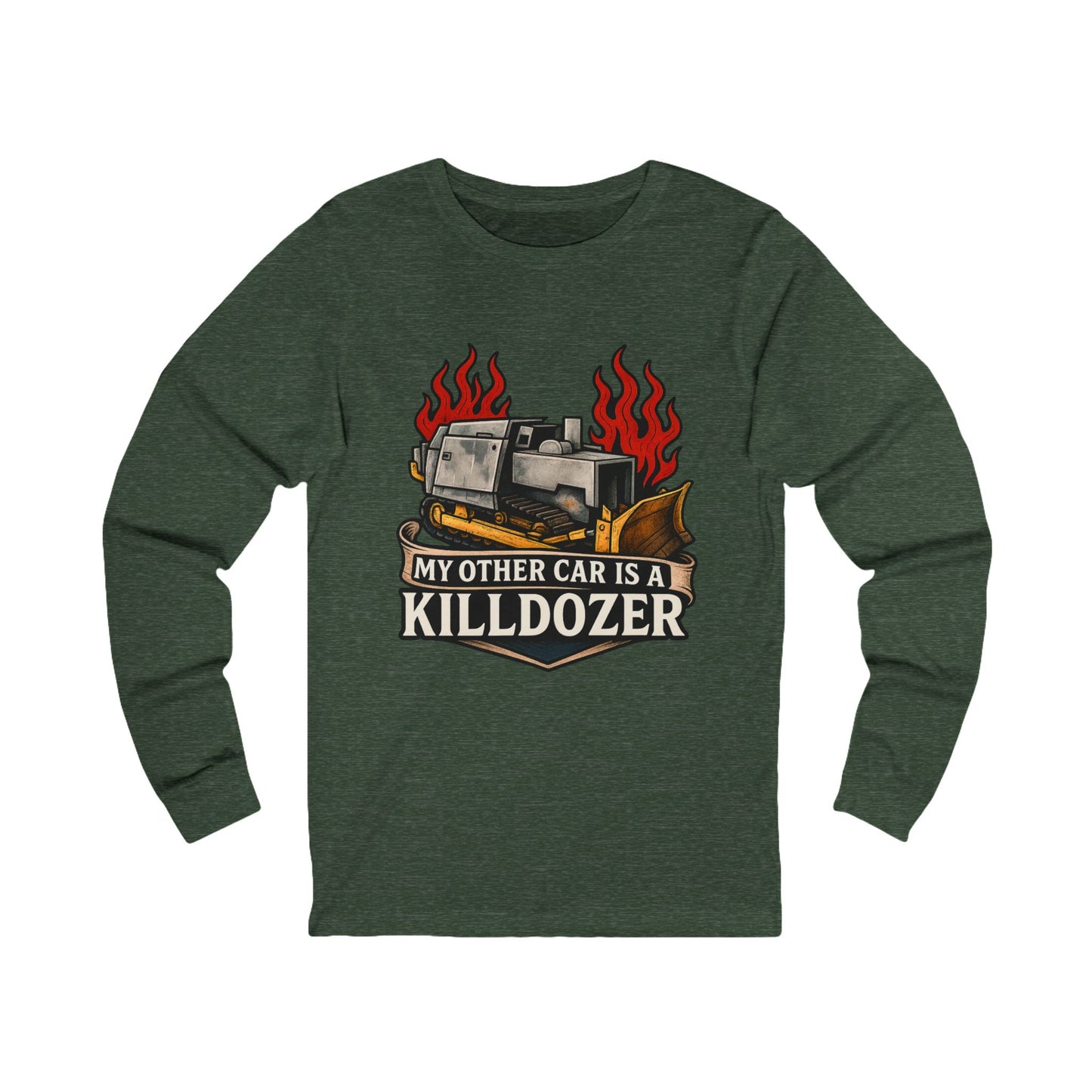 Unisex Jersey Long Sleeve Tee Colorado Vengeance: The Killdozer Legend Tee