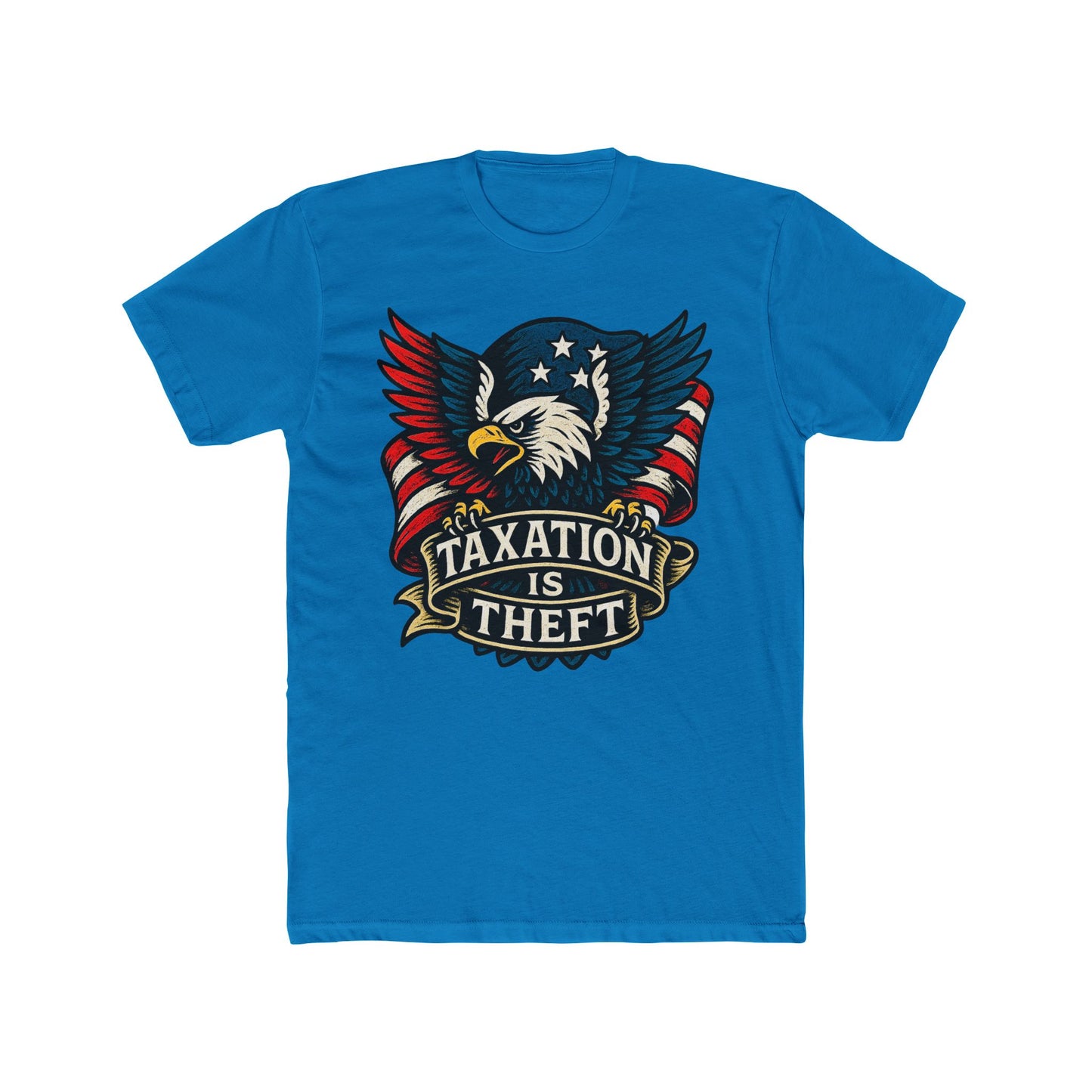 Unisex/Mens American Protest: Eagle Tax Rebellion Tee
