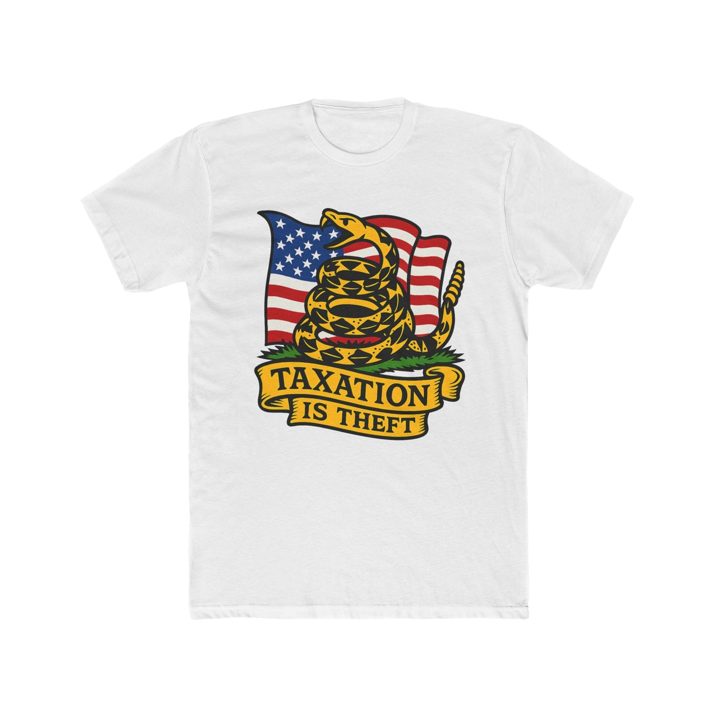 Unisex/Mens Don't Tread on Me: Taxation Protest Tee