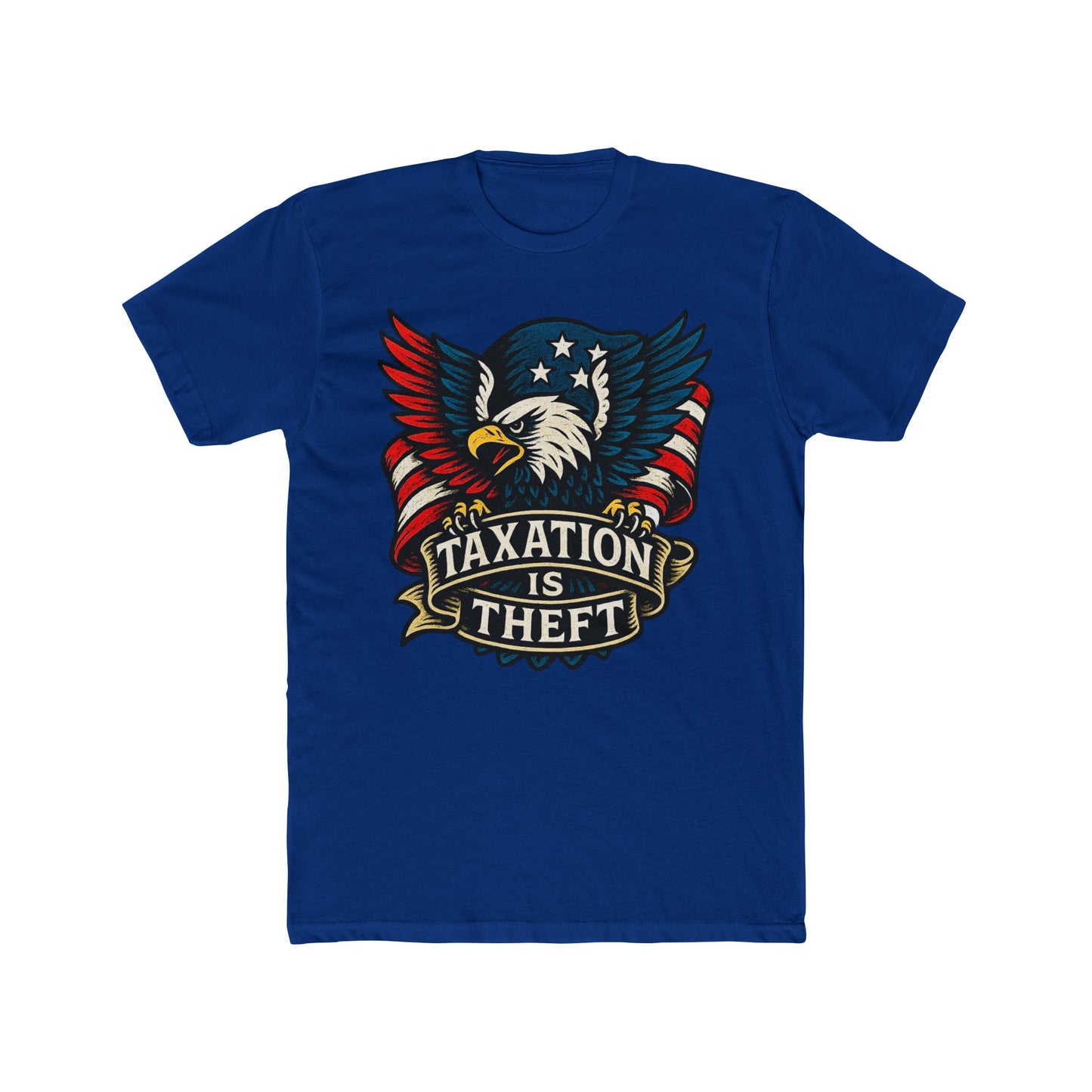 Unisex/Mens American Protest: Eagle Tax Rebellion Tee