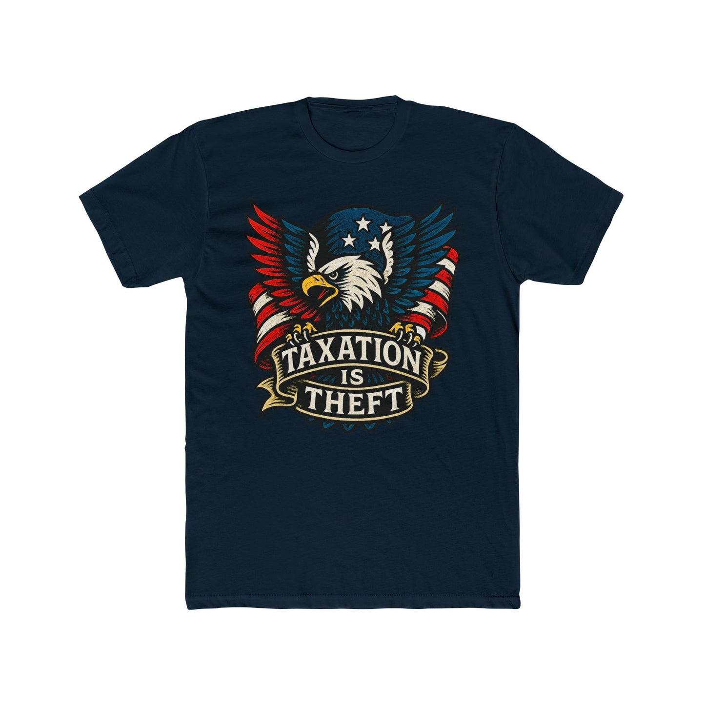 Unisex/Mens American Protest: Eagle Tax Rebellion Tee