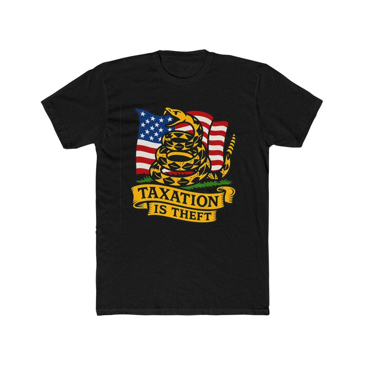Unisex/Mens Don't Tread on Me: Taxation Protest Tee
