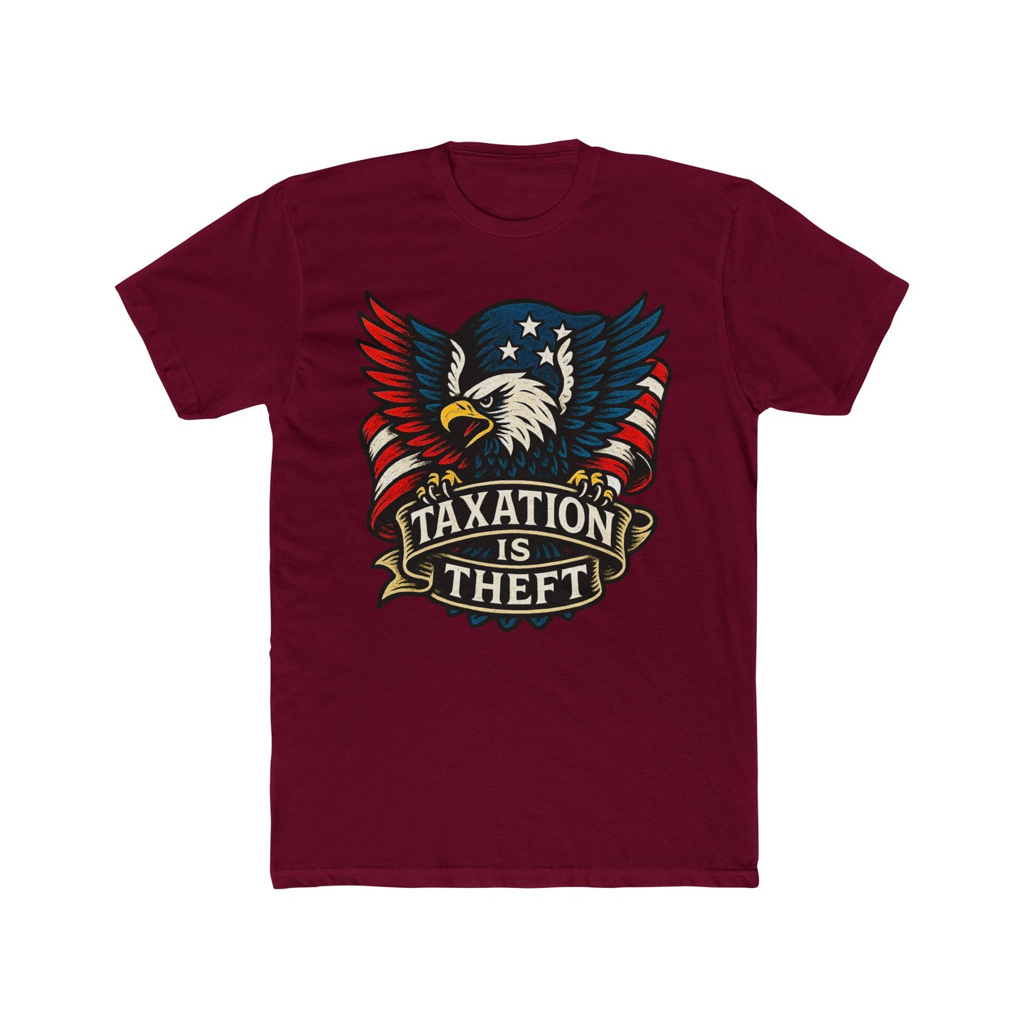 Unisex/Mens American Protest: Eagle Tax Rebellion Tee